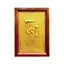 Tranh Đồng Chữ Thọ , Mạ Vàng 24K ( 48x68cm ) - Cửu Diệu Thiên - THN195