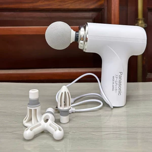 Máy Massage Cầm Tay Mini Cao Cấp Có Cảm Biến Chính Hãng Mát Xa Toàn Thân 6 Cấp Độ Chuyên Sâu Đa Năng, 4 Đầu