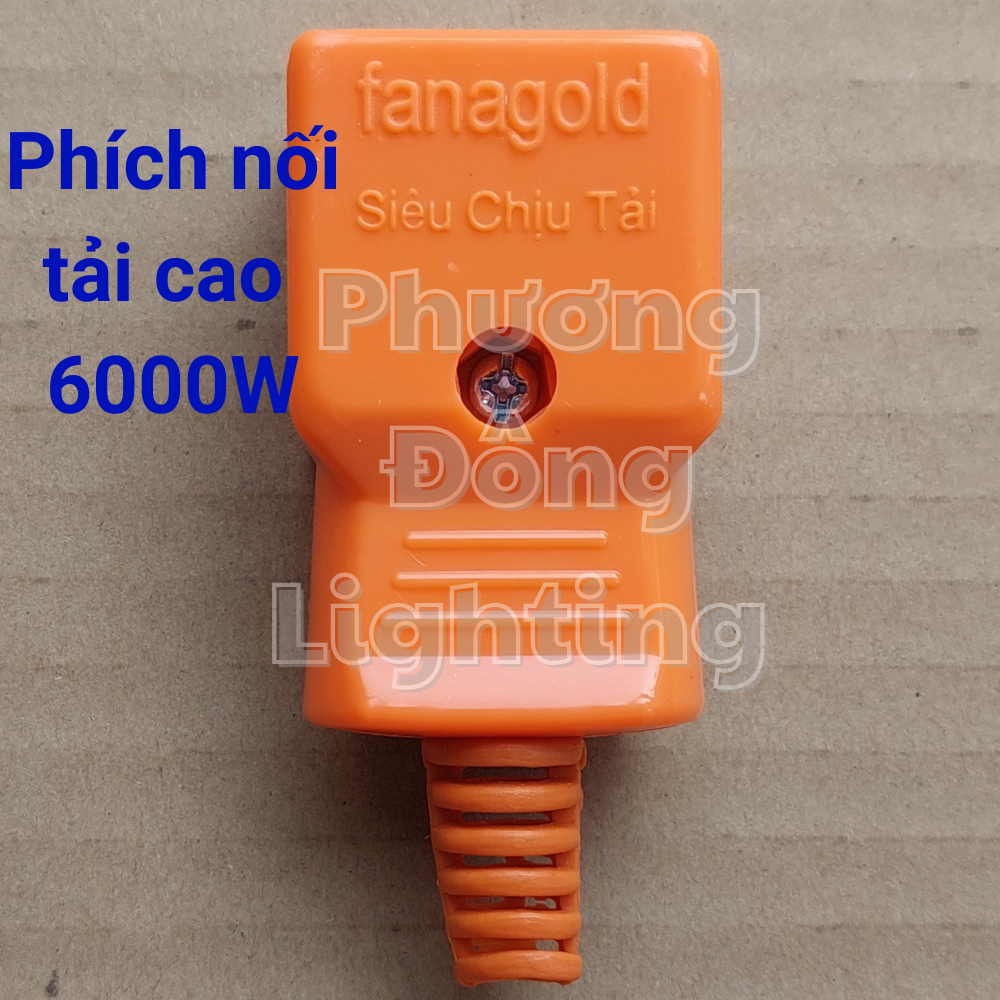 Phích cắm - phích nối chịu tải cao 4500w - 6000w - Phích cắm công nghiệp Thương hiệu Fanagold