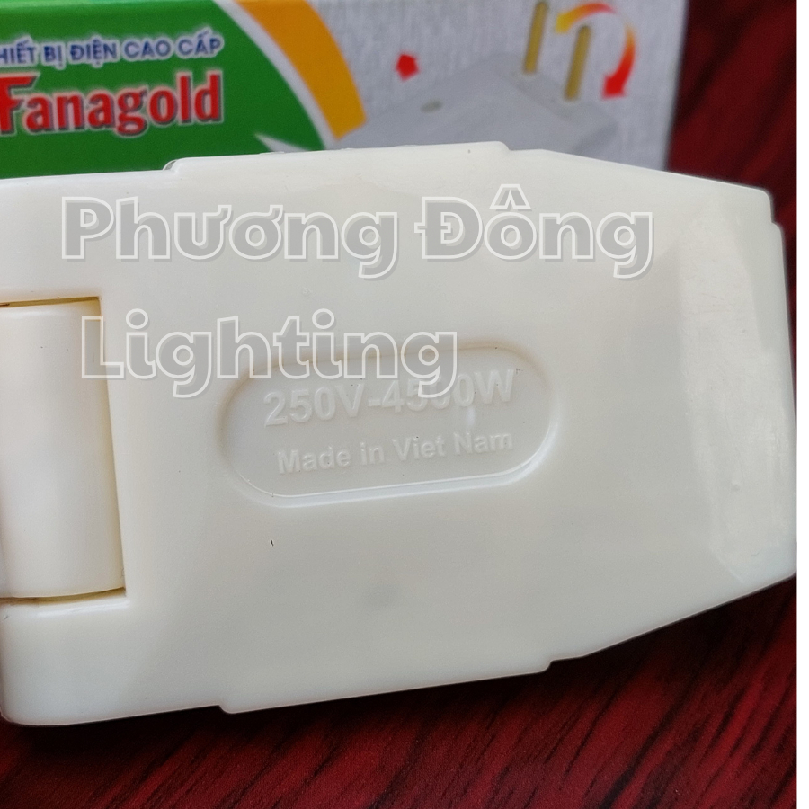 Phích cắm chia 3 thông minh 2500W Thương hiệu Fanagold