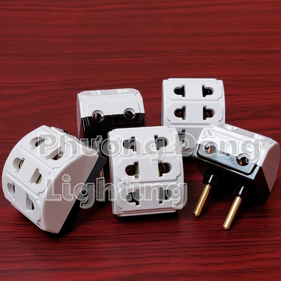 Combo 5 Phích cắm điện đa năng 1 chia 5 chịu tải 1500w