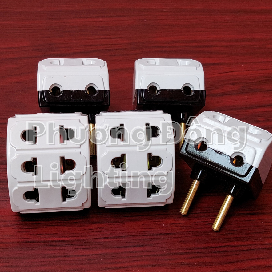 Combo 5 Phích cắm điện đa năng 1 chia 5 chịu tải 1500w