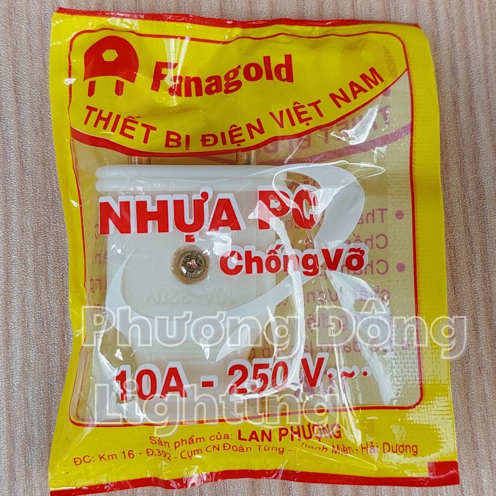 Phích cắm 4 ly - Phích nối âm Thương hiệu Fanagold