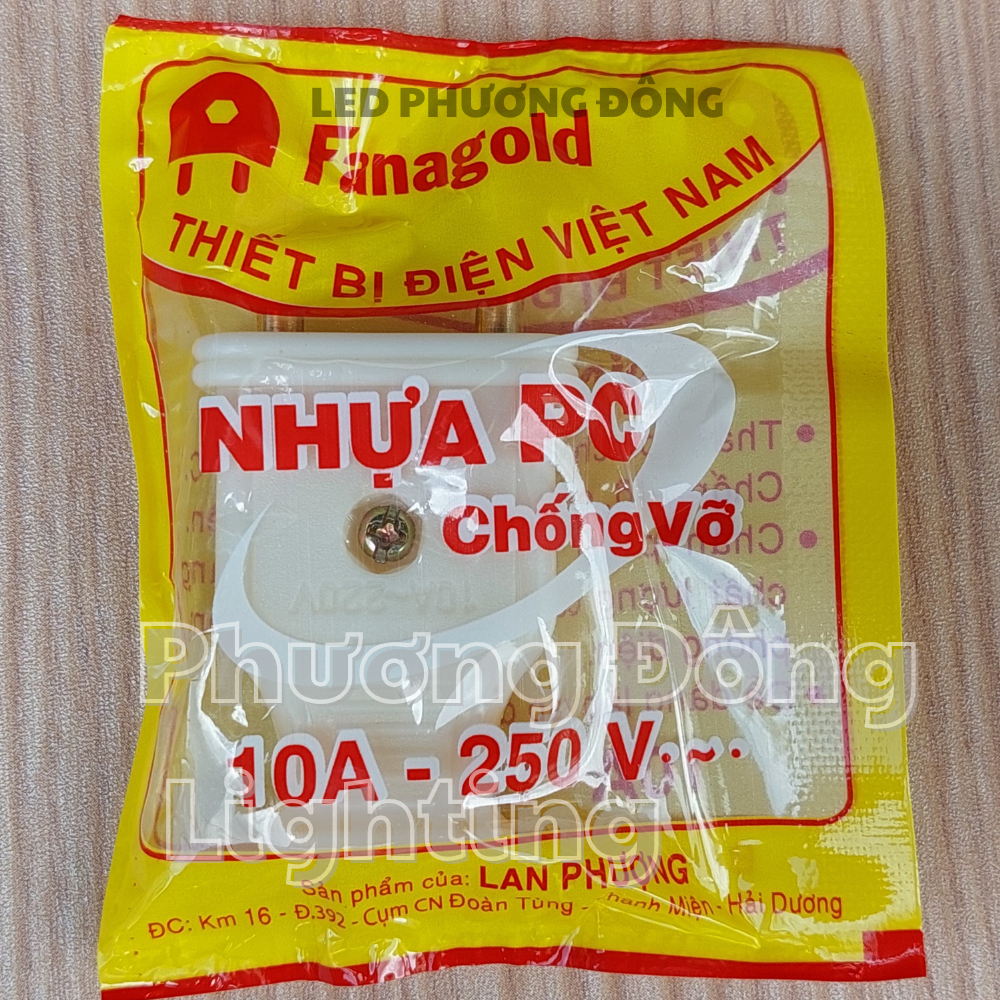 Phích cắm 4 ly - Phích nối âm Thương hiệu Fanagold