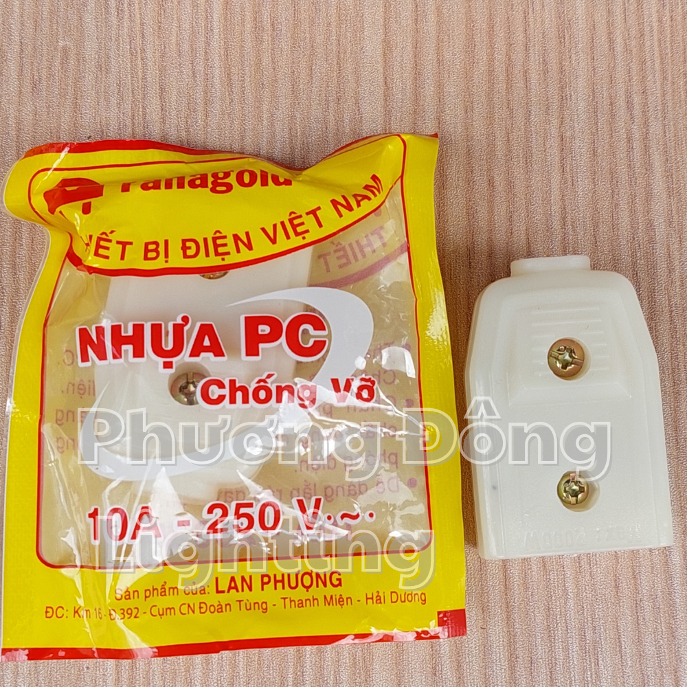 Combo 10 phích cắm 4 ly, phích nối âm Fanagold