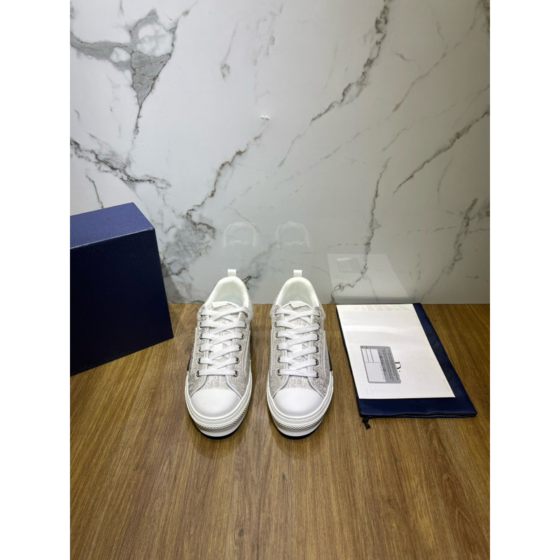⚡️[Hight Quality] Giày D10P Homme B23 Skater Sneakers Cream - Điểm Nhấn Logo Dệt Full Sang Chảnh Full Box Nam Nữ