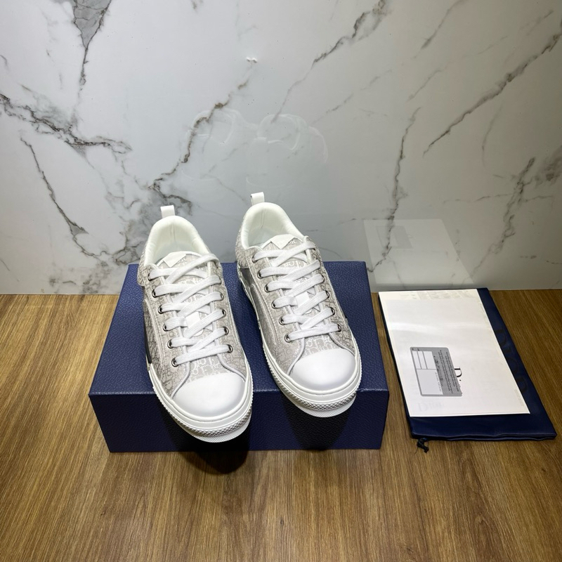 ⚡️[Hight Quality] Giày D10P Homme B23 Skater Sneakers Cream - Điểm Nhấn Logo Dệt Full Sang Chảnh Full Box Nam Nữ