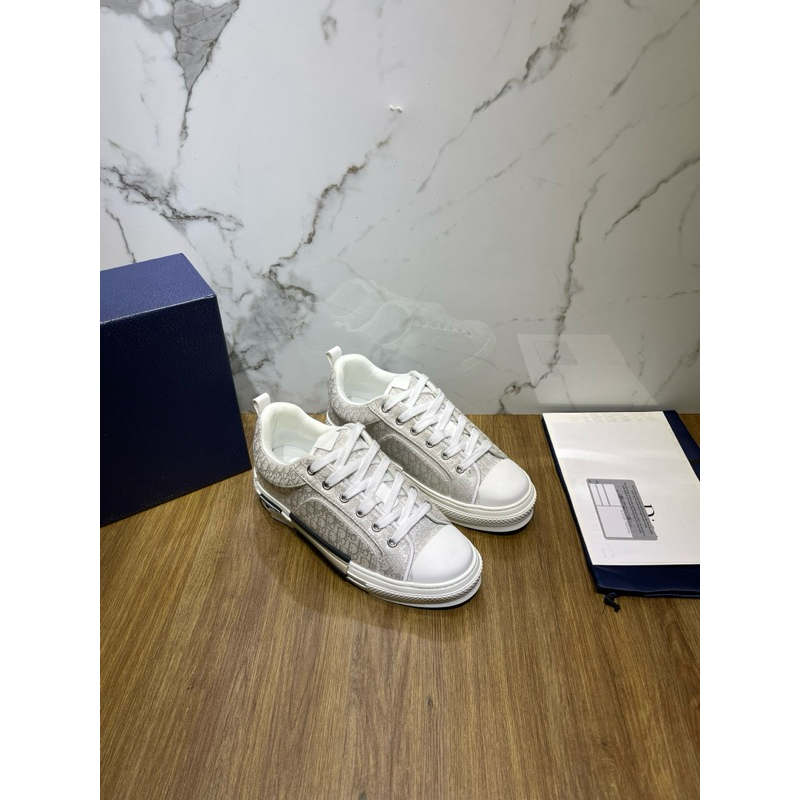 ⚡️[Hight Quality] Giày D10P Homme B23 Skater Sneakers Cream - Điểm Nhấn Logo Dệt Full Sang Chảnh Full Box Nam Nữ