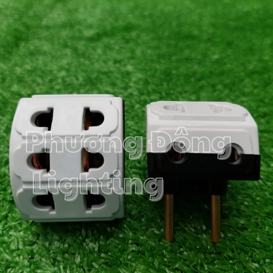 Combo 2 Phích cắm điện đa năng 1 chia 5 chịu tải 1500w
