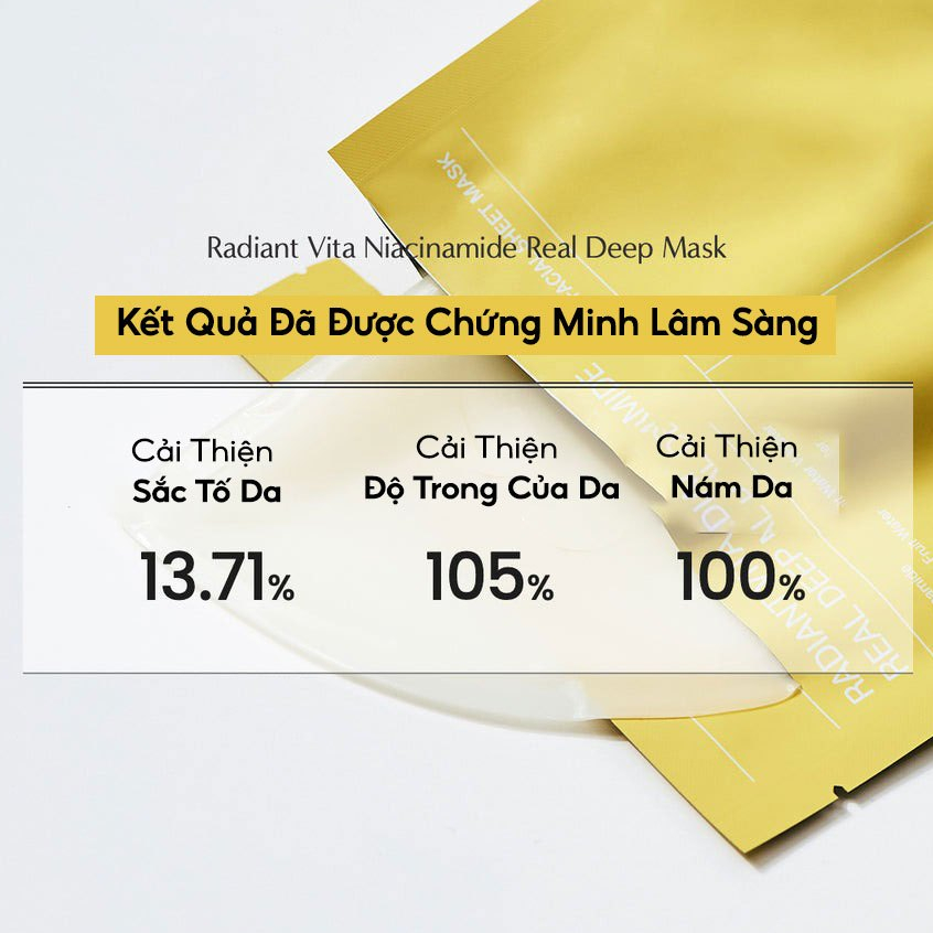 Ảnh BIODANCE Mặt Nạ Thạch Niacinamide Dưỡng Sáng Da Cải Thiện Sắc Tố Da Radiant Vita Niaciamide Real Deep Mask 34g 2