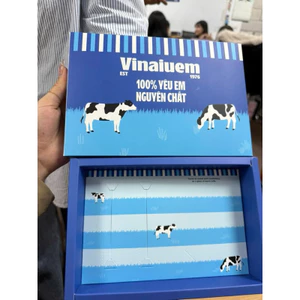 HỘP QUÀ ĐỰNG SON VÀ ẢNH (SHOP SHIP HỘP RỜI KHÁCH TỰ GẤP Ạ)