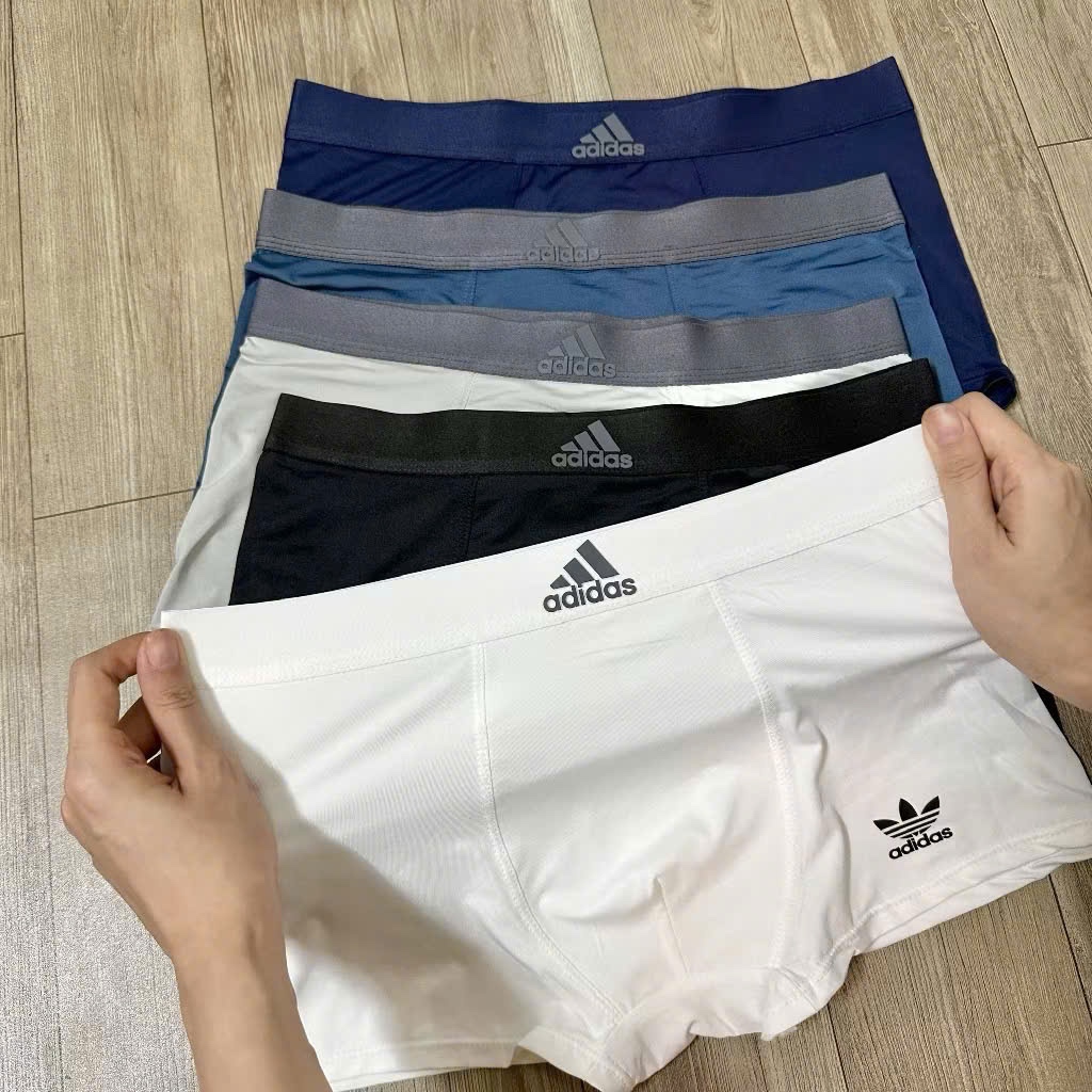 Quần Lót Nam [ COMBO 5C] quần lót boxer nam DA03 thun lạnh thoáng khí co giãn 4 chiều set 5 màu