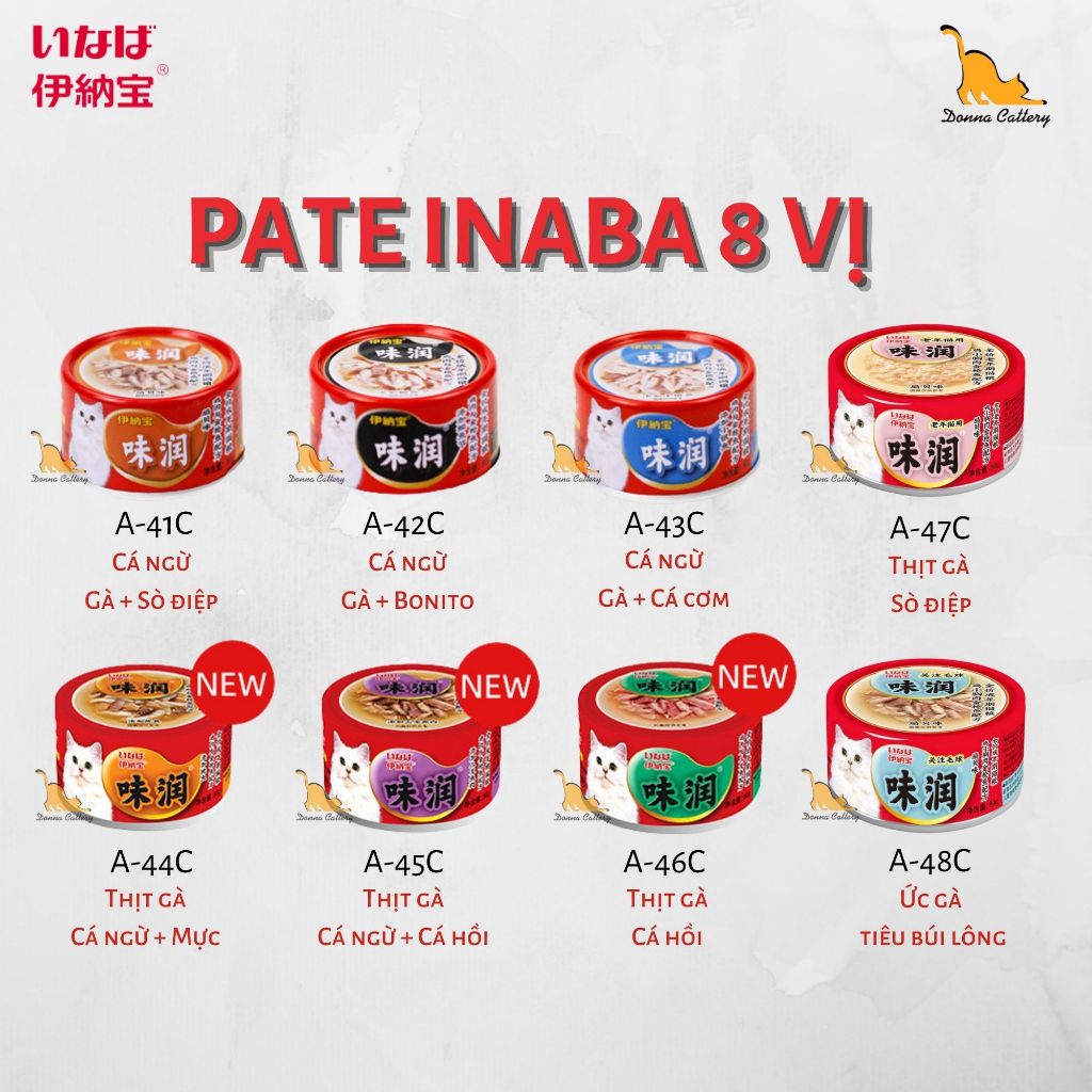 [TỔNG HỢP] PATE CIAO INABA CHO MÈO DẠNG LON 80g VỚI NHIỀU DÒNG NHIỀU ...