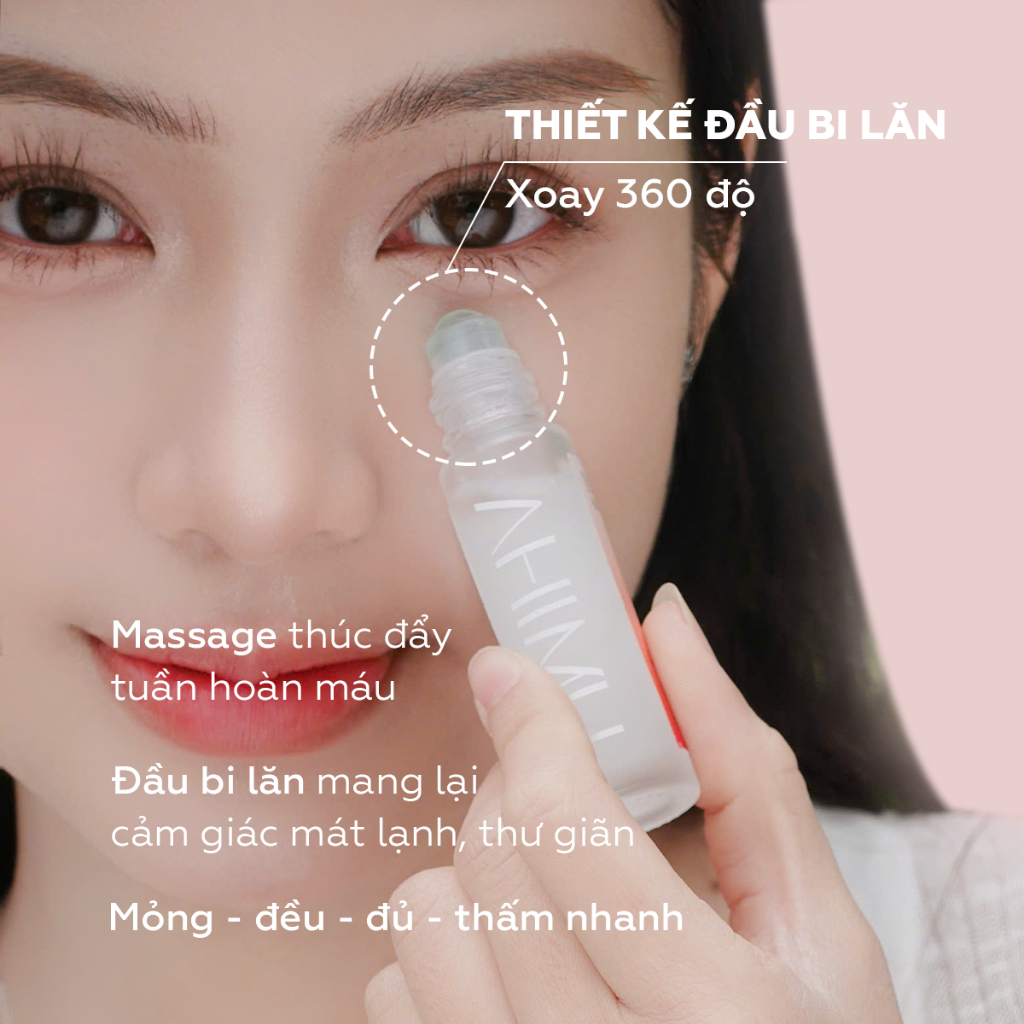 Ảnh Tinh chất serum mắt chống lão hóa giảm thâm bọng mắt, giảm nếp nhăn chiết xuất rễ sâm UMIHA 10ml 2