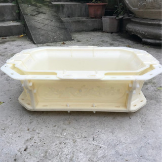 Khuôn đúc chậu chữ nhật chậu chữ nhật kích thước 55 x37 x20, chất liệu nhựa abs
