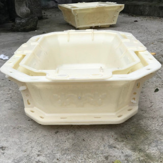 Khuôn đúc chậu chữ nhật chậu chữ nhật kích thước 55 x37 x20, chất liệu nhựa abs