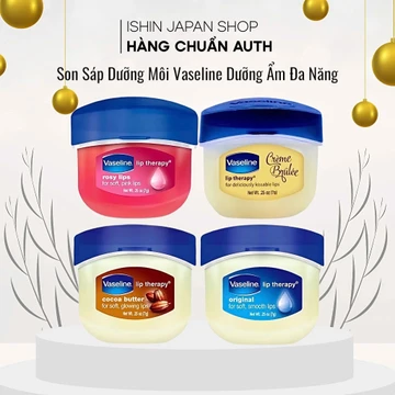 Son Sáp Dưỡng Môi Vaseline dưỡng ẩm, min môi mang Lại Làn Môi Mềm Mọng Tức Thì