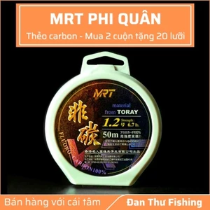 Cước thẻo MRT Phi Quân carbon chính hãng • Chống xoăn, tải khoẻ, tàng hình tốt • Đan Thư Fishing