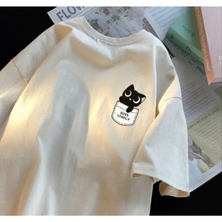 Áo thun phông nữ nam KONOVA form rộng chất liệu cotton khô in hình TULIP 2 mặt