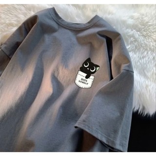 Áo thun phông nữ nam KONOVA form rộng chất liệu cotton khô in hình TULIP 2 mặt