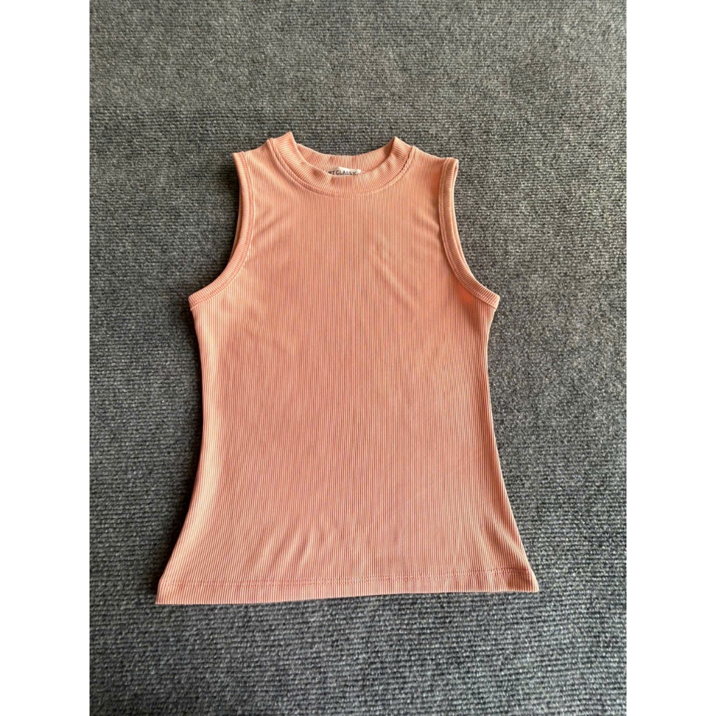 Áo thun sát nách trơn, áo cổ cao ba lỗ ôm body mặc hè, phong cách cá tính trẻ trung - MT CLASSIC
