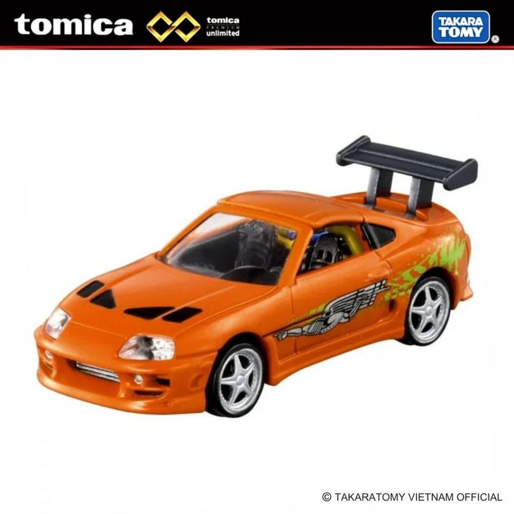 Ảnh Xe mô hình TOMICA Premium Unlimited 03 Fast & Furious Toyota Supra Fullbox Chính hãng TakaraTomy 1