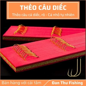 Combo 10 Thẻo câu cá diếc, rô đồng, rô phi nhỏ, các loại cá nhỏ tự nhiên - Đan Thư Fishing