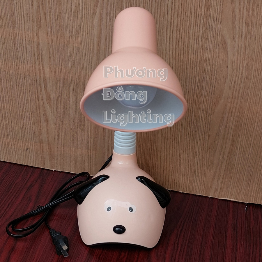 Đèn bàn học đèn đọc sách hình Mèo con dễ thương KÈM BÓNG LED 5W TRẮNG