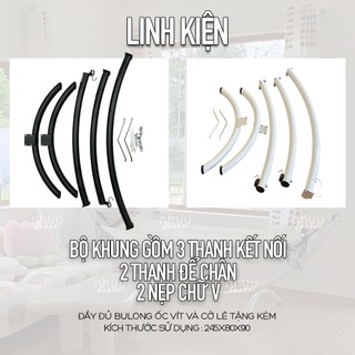 Võng bán nguyệt LOALOAHOME lắp ráp khung thép mạ kẽm sơn tĩnh điện chịu lực 300kg, lưới võng bền đẹp