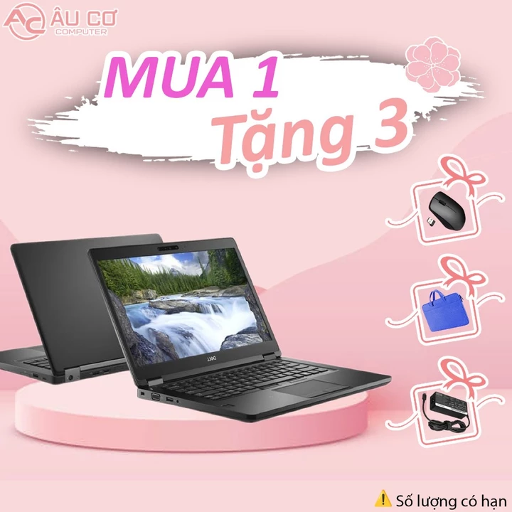 [Sale Sốc] Laptop Cũ Dell Latitude 5490 i5-8250U, 8GB RAM, 256GB SSD, Màn hình 14" FullHD, Hiệu suất mạnh mẽ.