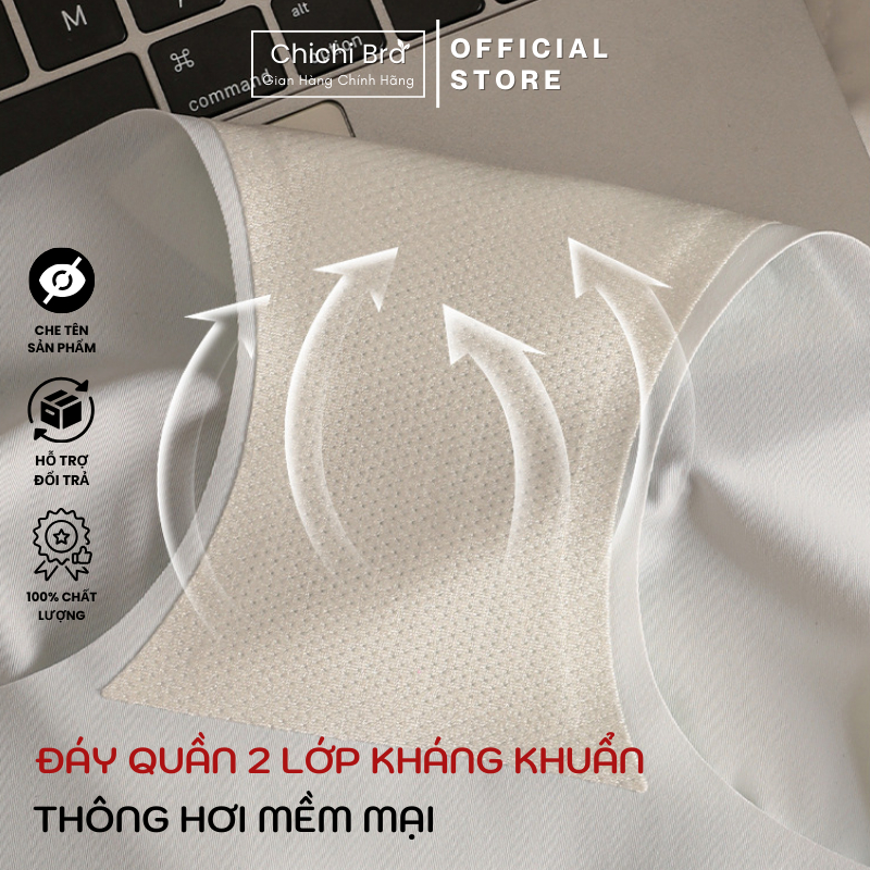 Quần Lót Nữ Cotton Chichi Bra Không Lộ Viền Tàng Hình Đáy Kháng Khuẩn - 817