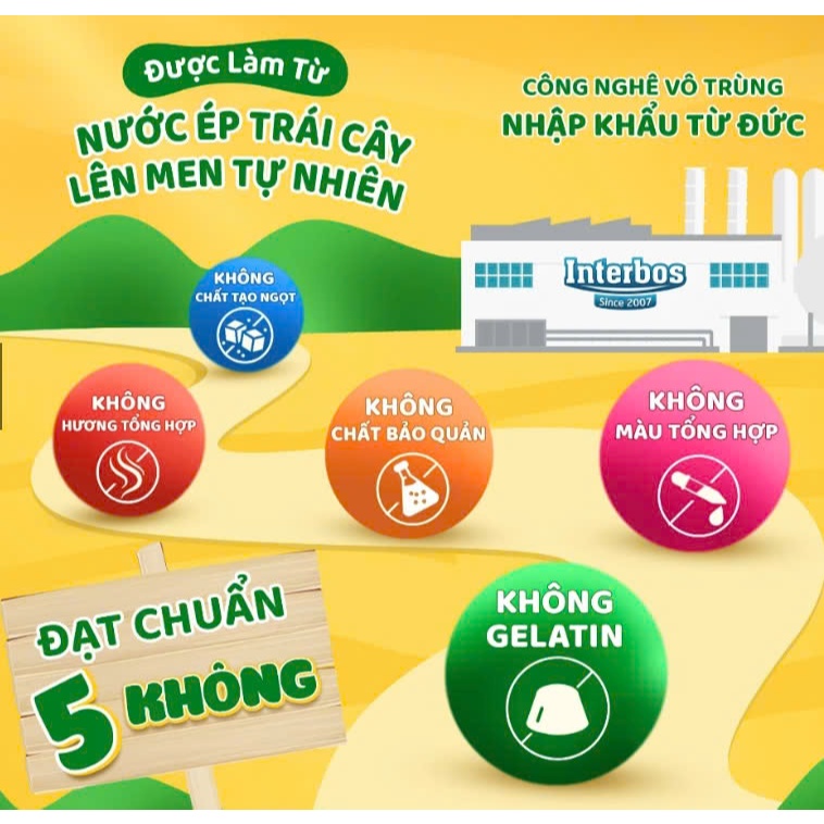 Phô mai tươi Hoff vị trái cây mix vị cho bé ăn dặm