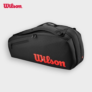 Wilson Clash V3 6PK Racquet Bag Black/Infrared Túi Đựng Vợt WR8038101