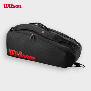 Wilson Clash V3 6PK Racquet Bag Black/Infrared Túi Đựng Vợt WR8038101
