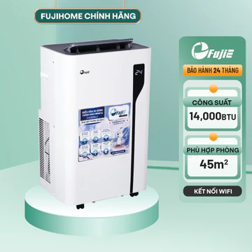 Điều hòa di động nhập khẩu FUJIE MPAC14 - Công suất làm lạnh 14000BTU - Bảo hành điện tử 24 tháng, hoạt động bền bỉ