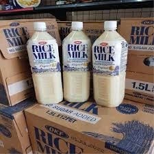 Nước Gạo Không Đường OKF (Chai 500ml & 1.5L) - Thanh Mát, Dinh Dưỡng Từ Thiên Nhiên