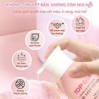 Nước giặt đồ lót sinh học Top Gia kháng khuẩn, khử mùi an toàn cho mọi làn da
