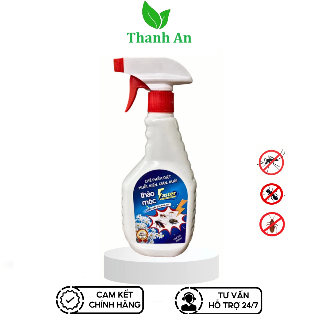 Chai xịt diệt kiến gián côn trùng FASTER đa năng tiện lợi dùng tại nhà ...