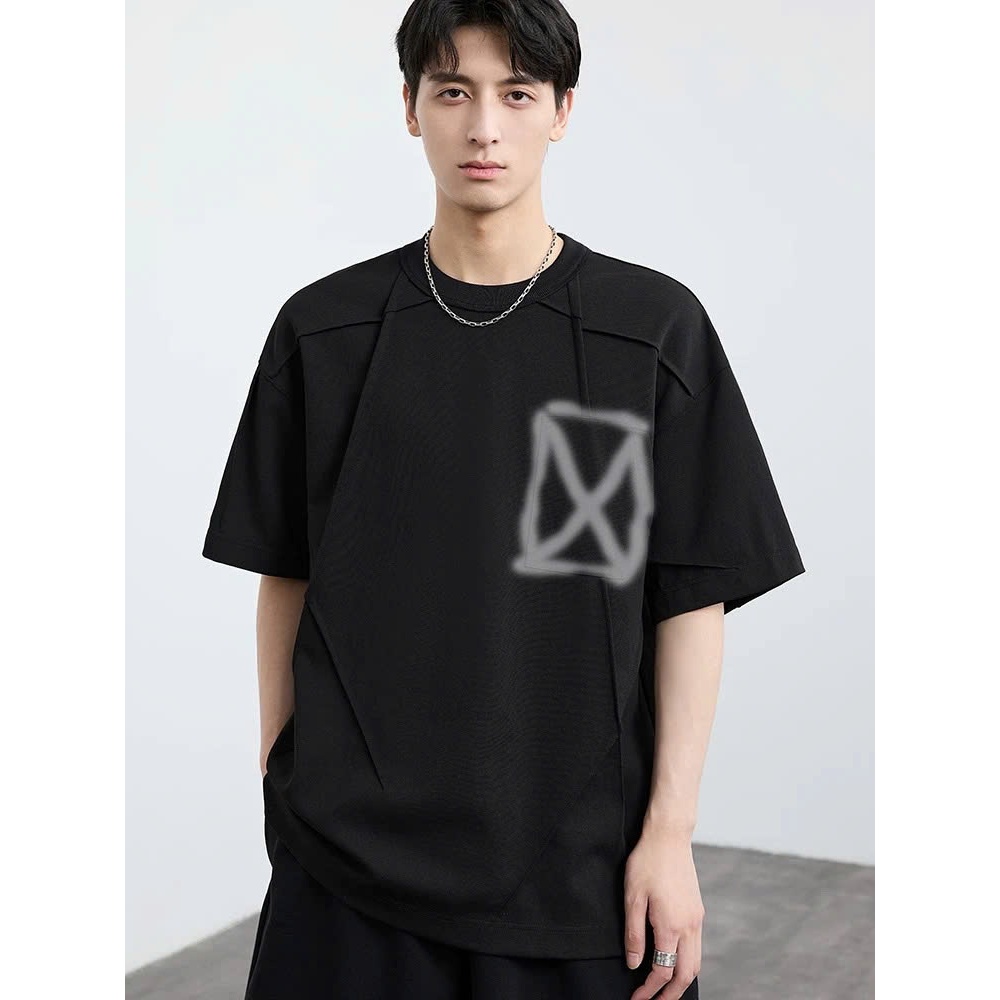 Áo thun Stee Cổ tròn Style ROLLING ICVCVNI Unisex Menwear Cotton