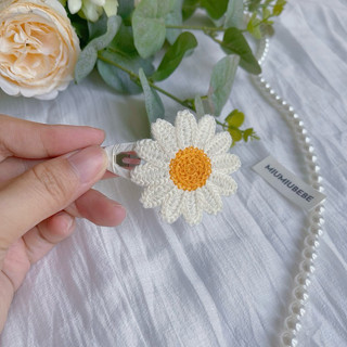 Set Kẹp Tóc Handmade Hoa Cúc Họa Mi