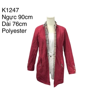 Áo khoác 2hand, áo khoác thun, áo khoác gió, áo mangto nữ hàng si Nhật – Hàn (Secondhand) Chất liệu, size ghi trên h