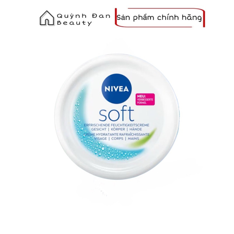 Kem Dưỡng Mềm Da NIVEA Soft Crème 50 ml / 200 ml