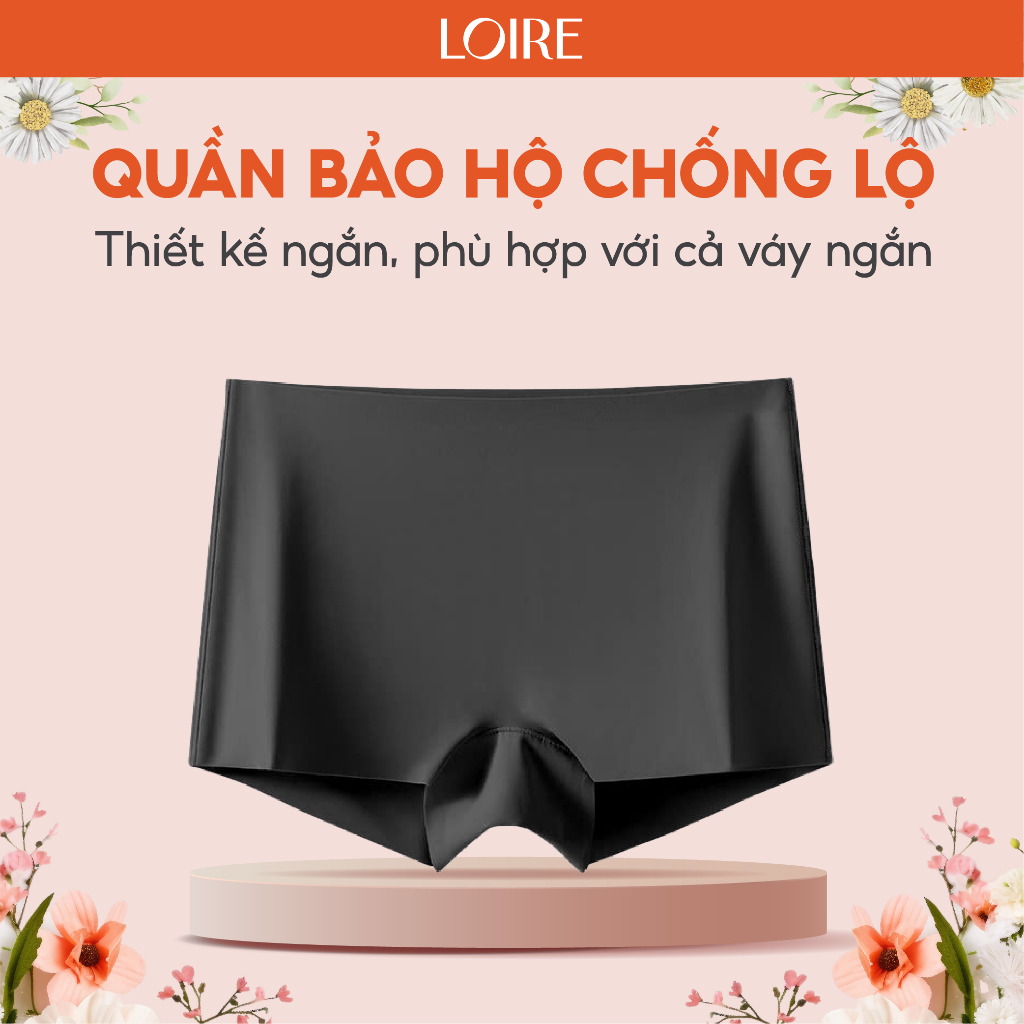 Quần Bảo Hộ Tàng Hình Mặc Trong Váy Chất Su Đúc Mịn Mát Loirechic QMV15