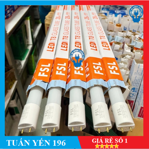 (GIÁ RE) Bóng Đèn Tuýp LED T8 FSL 1m2 18W, 22W, 28W Ánh Sáng Trắng