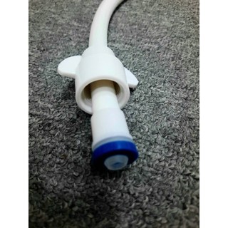 Dây cấp nước 4 tấc có nút cánh trắng cao cấp WATERTEC WT0047 nhựa PVC Malaysia