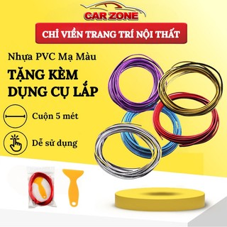 Chỉ Viền Trang Trí Nội Thất Ô Tô – Cuộn 5M Carzone