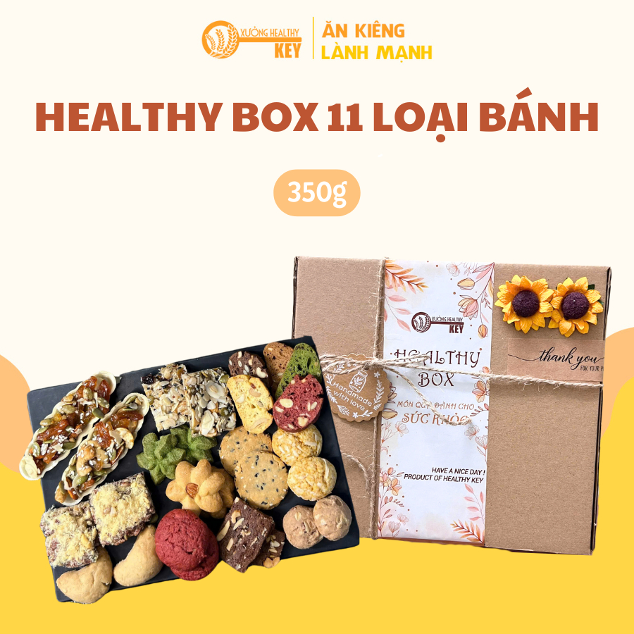 Healthy Box 11 vị bánh Healthy Key - bánh hạt ngũ cốc ăn kiêng Eatclean ...