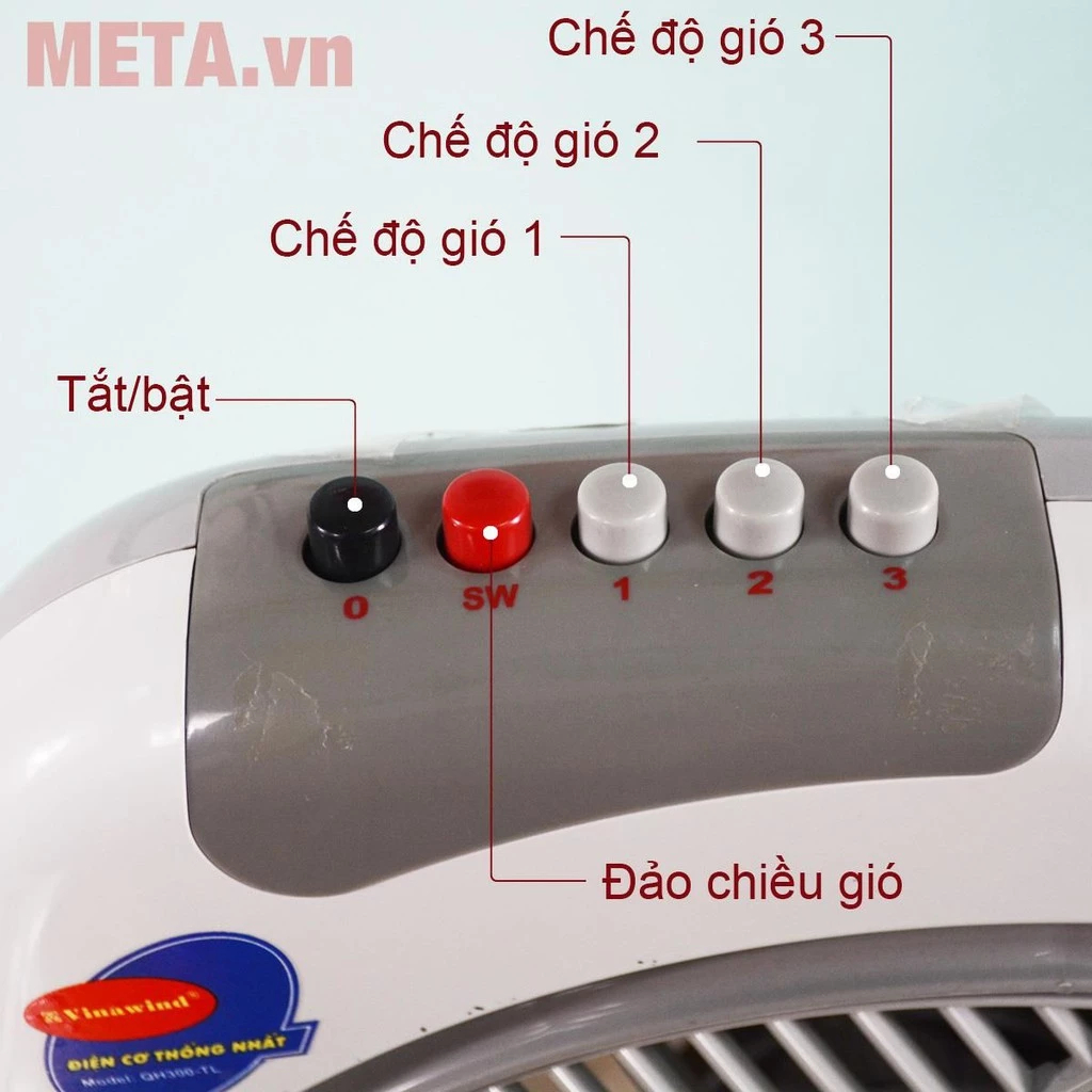 [ Giảm giá ] Quạt hộp ZOKAMI - Quạt tản cánh, Chính Hãng Quạt bàn đảo