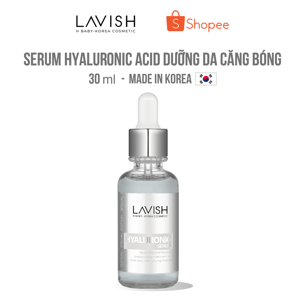 Ảnh Serum Hyaluronic Acid Dưỡng da căng bóng bản Đặc Biệt LAVISH H BABY 30ml 2