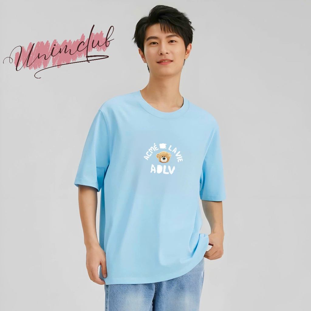 Áo Thun Trơn Tay Lỡ Form Rộng Unisex UNIM FASHION Nhiều Màu Vải Cotton Cao Cấp Định Lượng 250 Gsm